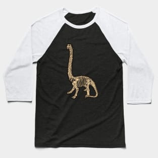 Brontosaurus T-shirt, Braciosaurus Shirt, Large Herbivore Skeleton Tshirt, Vegetarian Dinosaur Bones Tee, Paleontologist, Apatosaurus Baseball T-Shirt